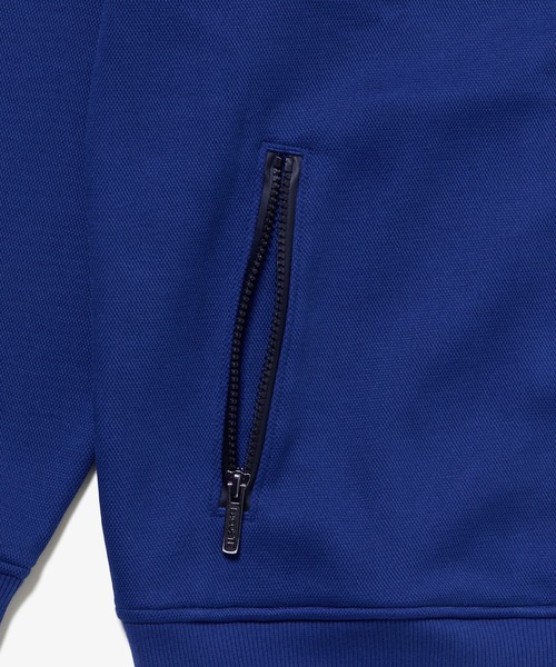 LACOSTE（ラコステ）の「アシンメトリーボーダーハイネック ドローストリング 鹿の子地 トラックジャケット（ジャージ・メンズ・ホワイト/ネイビー/ブラック/オフホワイト/ダークブルー・2/3/5/4）」の16枚目の写真