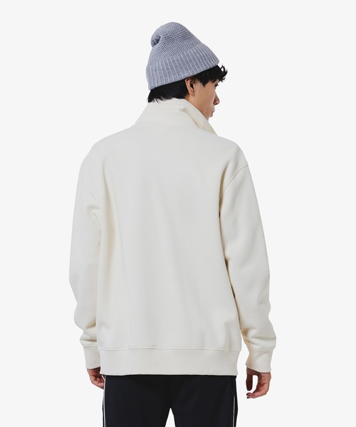 LACOSTE（ラコステ）の「アシンメトリーボーダーハイネック ドローストリング 鹿の子地 トラックジャケット（ジャージ・メンズ・ホワイト/ネイビー/ブラック/オフホワイト/ダークブルー・2/3/5/4）」の18枚目の写真