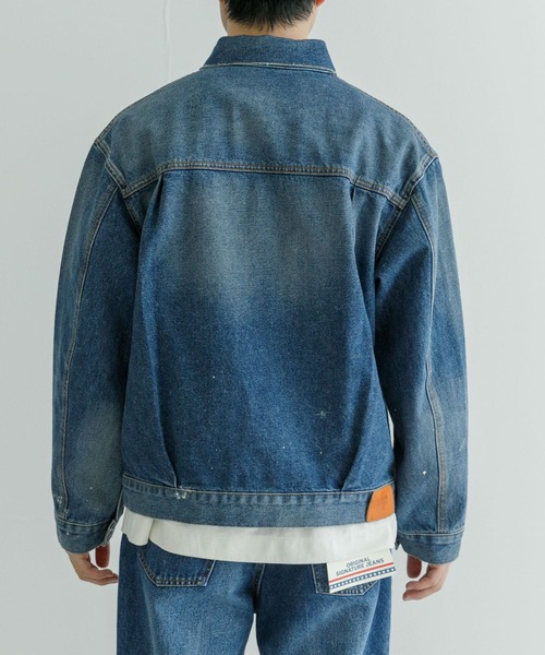 FREEMANS SPORTING CLUB（フリーマンズ スポーティング クラブ）の「FREEMANS SPORTING CLUB　LONGRIDGE JEAN JACKET（デニムジャケット・メンズ・ワンウォッシュ・MEDIUM/LARGE/X-LARGE）」の4枚目の写真