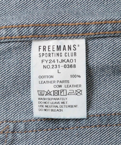 FREEMANS SPORTING CLUB（フリーマンズ スポーティング クラブ）の「FREEMANS SPORTING CLUB　LONGRIDGE JEAN JACKET（デニムジャケット・メンズ・ワンウォッシュ・MEDIUM/LARGE/X-LARGE）」の10枚目の写真