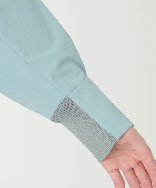 CAST:（キャストコロン）の「【オンでもオフでも活躍】ミドルライトアウター（ノーカラーコート・レディース・ブラック/ブルー系その他4/ベージュ・M）」の15枚目の写真