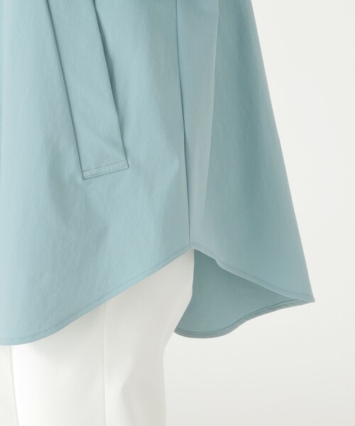 CAST:（キャストコロン）の「【オンでもオフでも活躍】ミドルライトアウター（ノーカラーコート・レディース・ブラック/ブルー系その他4/ベージュ・M）」の13枚目の写真