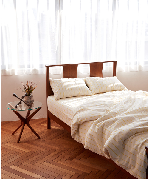 【セール】STRIPE BOX SHEETS ボックスシーツ ストライプ シングル（ラグ/マット）｜journal standard Furniture （ジャーナルスタンダードファニチャー）