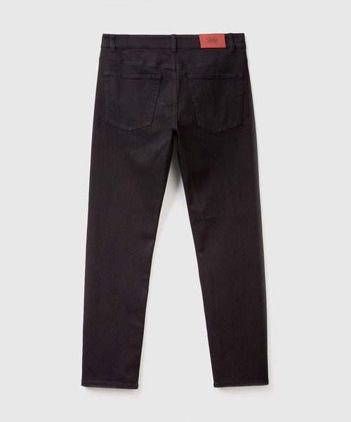 BENETTON (UNITED COLORS OF BENETTON)（ベネトンユナイテッドカラーズオブベネトン）の「5ポケットストレッチスリムデニムパンツ（デニムパンツ・メンズ・ブラック/ダークインディゴブルー・30inch/31inch/32inch/29inch/28inch）」の6枚目の写真