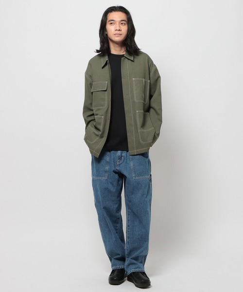 niko and...(ニコアンド)の「テックリネンファンクションジャケット(その他アウター・メンズ・ブルー/カーキ/チャコール・MEDIUM/LARGE)」の20枚目の写真