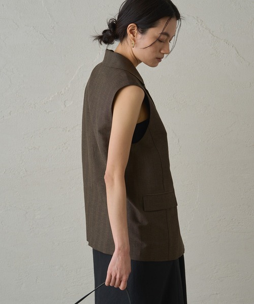 ラウンジドレス　ベスト　ジレジャケット LOUNGEDRESS（ラウンジドレス）の「ジレジャケット（ベスト
