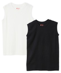 Hanes ヘインズ 2P Japan Fit for HER スリーブレスTシャツ タンクトップ HW5327