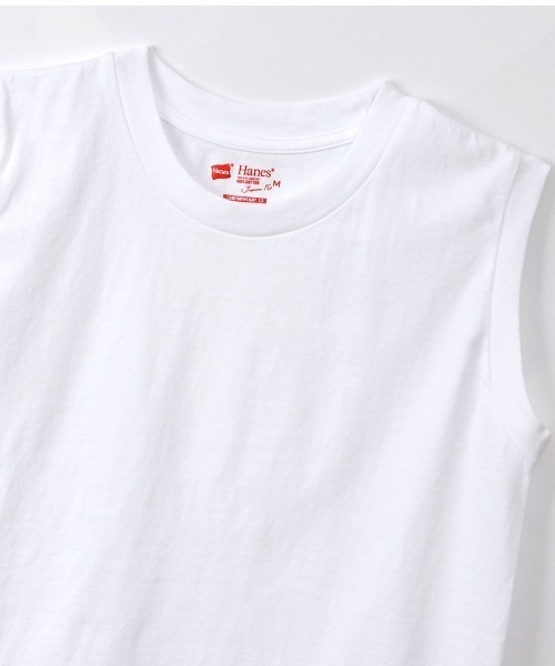 HANES(ヘインズ)の「Hanes ヘインズ 2P Japan Fit for HER スリーブレスTシャツ タンクトップ HW5327(Tシャツ/カットソー・レディース・その他/ピンク系その他・M/L)」の3枚目の写真