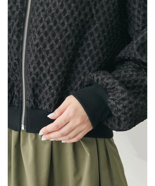 Sugar spoon(シュガースプーン)の「・SUGAR SPOON エンボスチェックブルゾン(ブルゾン・レディース・アイボリー/ブラック/ブルー/ピンク・FREE)」の17枚目の写真