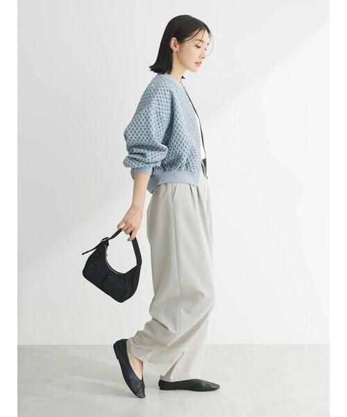 Sugar spoon(シュガースプーン)の「・SUGAR SPOON エンボスチェックブルゾン(ブルゾン・レディース・アイボリー/ブラック/ブルー/ピンク・FREE)」の19枚目の写真