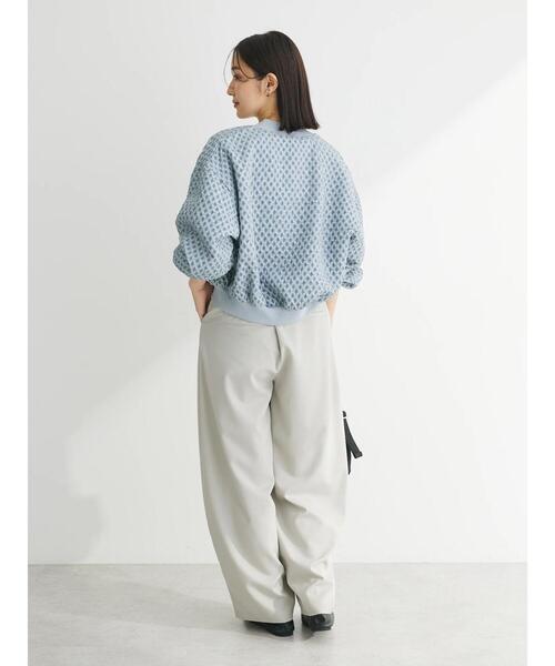 Sugar spoon(シュガースプーン)の「・SUGAR SPOON エンボスチェックブルゾン(ブルゾン・レディース・アイボリー/ブラック/ブルー/ピンク・FREE)」の20枚目の写真