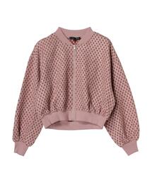 Sugar spoon | ・SUGAR　SPOON　エンボスチェックブルゾン(ブルゾン)