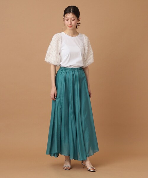 マーガレットハウエル　シルクコットン　 サーキュラースカート DRESSTERIOR（ドレステリア）の「◇【大人フェミニン】シルクコットン