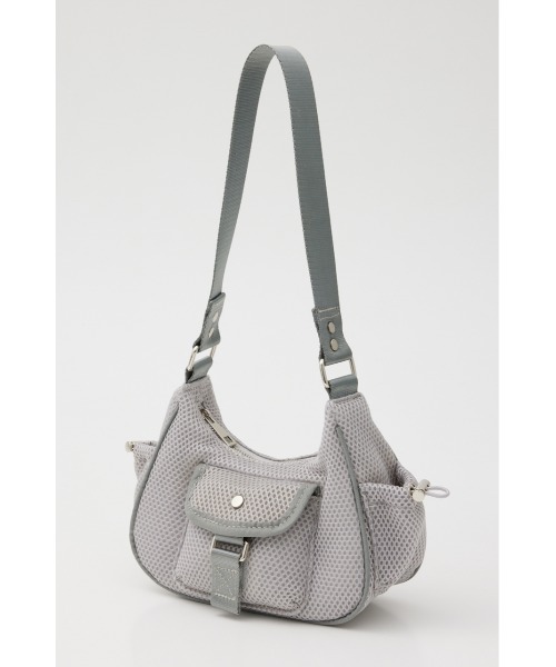 LAGUA GEM（ラグアジェム）の「MESH COMPACT バッグ（ショルダーバッグ・レディース・ブラック/シルバー・FREE）」の7枚目の写真