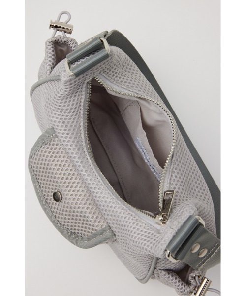 LAGUA GEM（ラグアジェム）の「MESH COMPACT バッグ（ショルダーバッグ・レディース・ブラック/シルバー・FREE）」の15枚目の写真