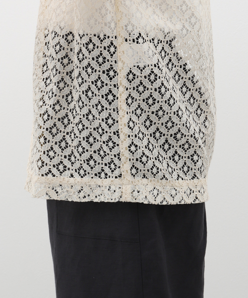 Sefr（セファ）の「【Sefr / セファー】JAGOU SHIRT（シャツ/ブラウス・メンズ・アイボリー・MEDIUM/SMALL）」の3枚目の写真