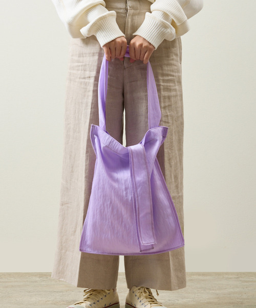 ITTI(イッチ)の「ITTI イッチ / MARY INSIDE OUT TOTE - M / CERATO BRIGHT インサイドアウトナイロントートバッグ M / ITTI-BAG-130-CB(トートバッグ・メンズ・ブラック/ブラウン/ダークグリーン/レッド/ミント/ラベンダー/グレー・FREE)」の6枚目の写真