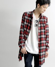 WEGO | WEGO/オンブレチェックロングシャツ(シャツ/ブラウス)