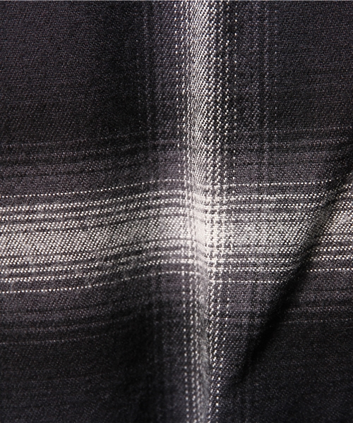 WEGO（ウィゴー）の「WEGO/オンブレチェックロングシャツ（シャツ/ブラウス・メンズ・ブラック系その他/ブルー系その他/レッド系その他・MEDIUM/LARGE）」の8枚目の写真