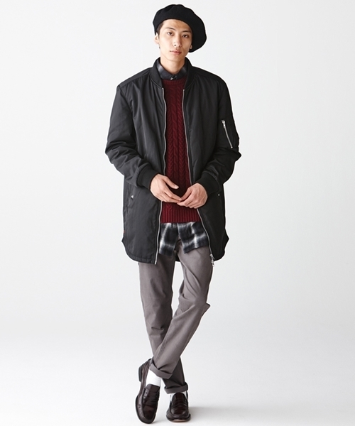 WEGO（ウィゴー）の「WEGO/オンブレチェックロングシャツ（シャツ/ブラウス・メンズ・ブラック系その他/ブルー系その他/レッド系その他・MEDIUM/LARGE）」の20枚目の写真