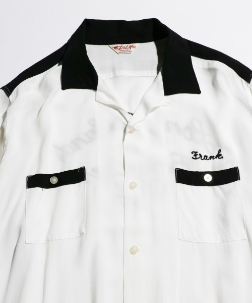 C.E.L.STORE(セルストア)の「DEL MAR sportswear / デルマースポーツウェア BOWLING SS SHIRTS ボウリングシャツ 刺繍 オーバーサイズ(シャツ/ブラウス・メンズ・マスタード/ブラック/ホワイト・LARGE/MEDIUM)」の10枚目の写真