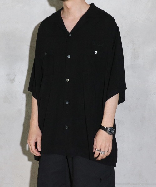 C.E.L.STORE(セルストア)の「DEL MAR sportswear / デルマースポーツウェア BOWLING SS SHIRTS ボウリングシャツ 刺繍 オーバーサイズ(シャツ/ブラウス・メンズ・マスタード/ブラック/ホワイト・LARGE/MEDIUM)」の22枚目の写真
