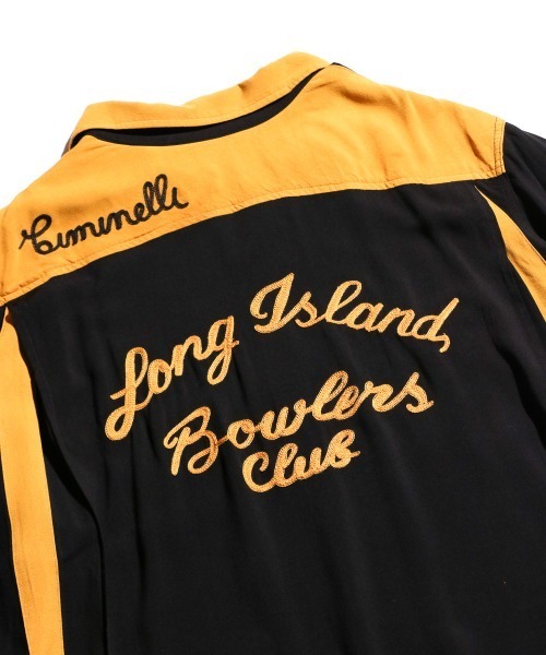 C.E.L.STORE(セルストア)の「DEL MAR sportswear / デルマースポーツウェア BOWLING SS SHIRTS ボウリングシャツ 刺繍 オーバーサイズ(シャツ/ブラウス・メンズ・マスタード/ブラック/ホワイト・LARGE/MEDIUM)」の6枚目の写真