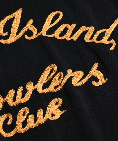 C.E.L.STORE(セルストア)の「DEL MAR sportswear / デルマースポーツウェア BOWLING SS SHIRTS ボウリングシャツ 刺繍 オーバーサイズ(シャツ/ブラウス・メンズ・マスタード/ブラック/ホワイト・LARGE/MEDIUM)」の5枚目の写真