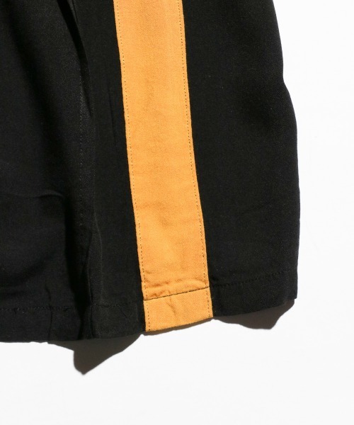 C.E.L.STORE(セルストア)の「DEL MAR sportswear / デルマースポーツウェア BOWLING SS SHIRTS ボウリングシャツ 刺繍 オーバーサイズ(シャツ/ブラウス・メンズ・マスタード/ブラック/ホワイト・LARGE/MEDIUM)」の4枚目の写真
