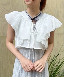 ボリュームフリルボレロ