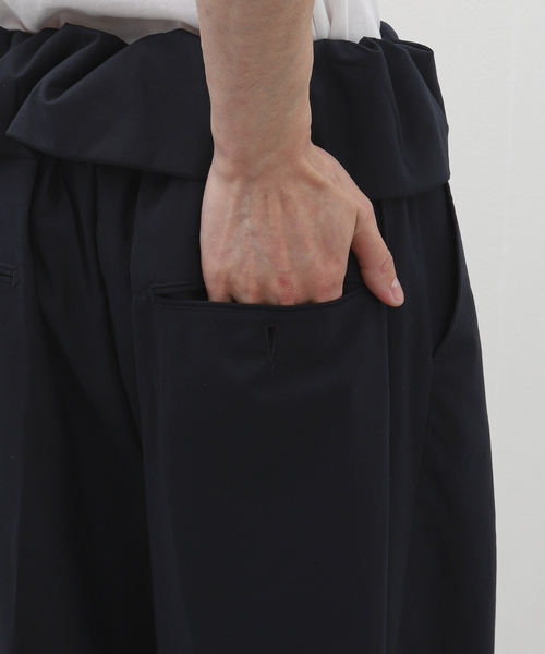 Sillage（シアージ）の「Sillage (シアージ) WOOL TROPICAL GURKHA PANTS EX SL24SS-GPTW-NV（スラックス・メンズ・ネイビー・FREE）」の8枚目の写真