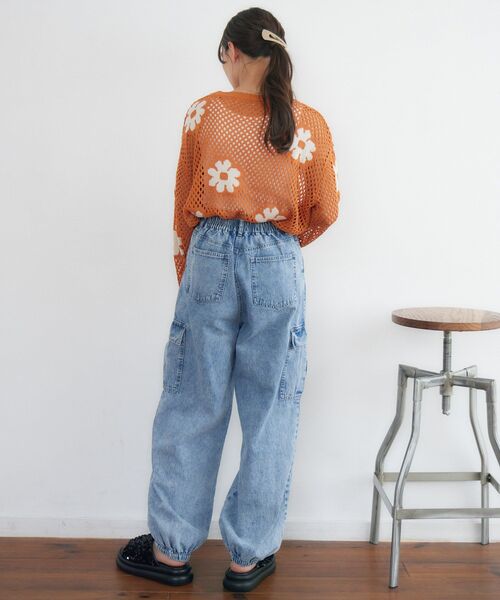 RETRO GIRL(レトロガール)の「デニムカーゴPT(その他パンツ・レディース・ブルー/ブラック・FREE)」の16枚目の写真