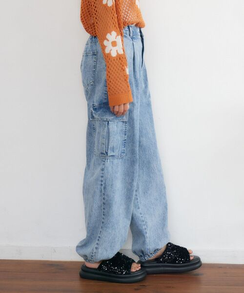 RETRO GIRL(レトロガール)の「デニムカーゴPT(その他パンツ・レディース・ブルー/ブラック・FREE)」の20枚目の写真