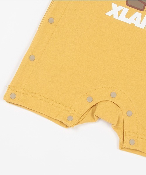 XLARGE KIDS(エクストララージキッズ)の「ファニーゴリラカバーオール(ロンパース・キッズ・トップグレー/ブルー/イエロー・70cm)」の9枚目の写真