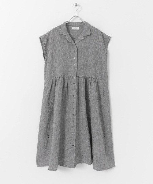 SOIL　OPEN COLLAR SHIRTS DRESS