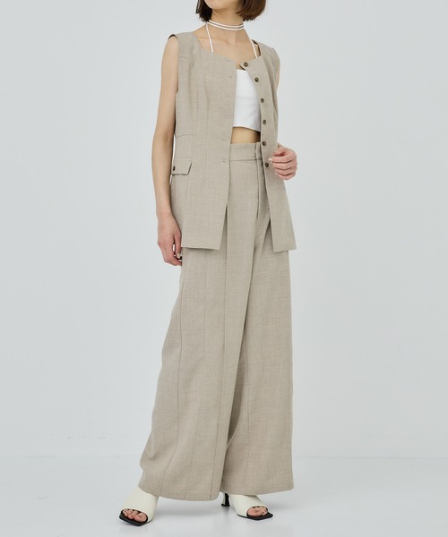 PUBLIC TOKYO（パブリックトウキョウ）の「【完売間近】hazy ホルタークロップドキャミソール（キャミソール・レディース・ホワイト/ブラック・1/2）」の21枚目の写真