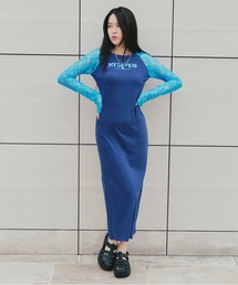 atmos pink | atmos pink Lace Docking Long Onepiece / アトモス ピンク レース ドッキング ロング ワンピース(ワンピース)