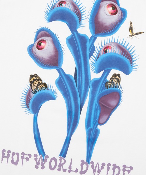 FLY TRAP TEE / HUF ハフ Tシャツ(Tシャツ/カットソー)|HUF(ハフ) FLY TRAP TEE / HUF ハフ Tシャツ(Tシャツ/カットソー)|HUF(ハフ)