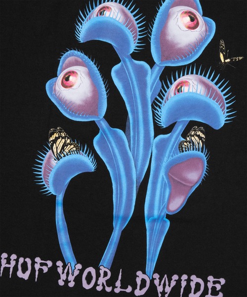 FLY TRAP TEE / HUF ハフ Tシャツ(Tシャツ/カットソー)|HUF(ハフ) FLY TRAP TEE / HUF ハフ Tシャツ(Tシャツ/カットソー)|HUF(ハフ)