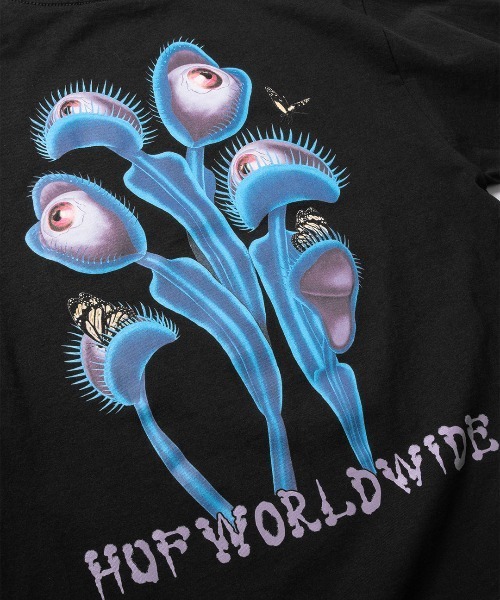 FLY TRAP TEE / HUF ハフ Tシャツ(Tシャツ/カットソー)|HUF(ハフ) FLY TRAP TEE / HUF ハフ Tシャツ(Tシャツ/カットソー)|HUF(ハフ)