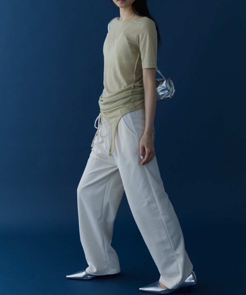 DRWCYS - DRECYS トップス DRWCYS（ドロシーズ）の「2WAYシアーガータートップス（Tシャツ