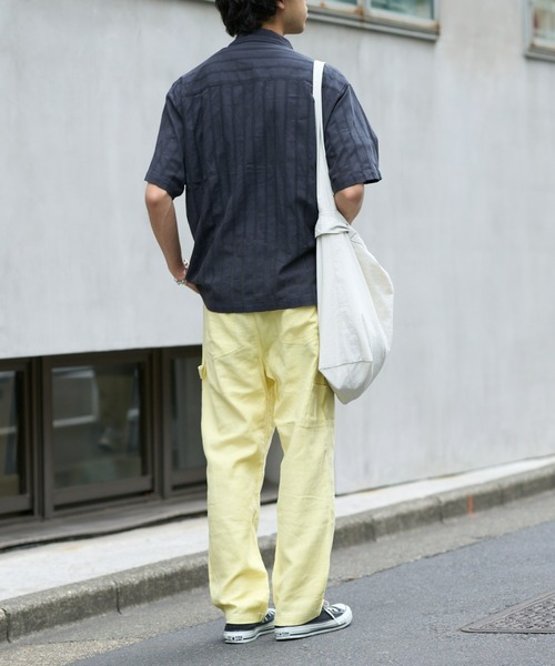 CIAOPANIC TYPY（チャオパニックティピー）の「綿麻ヘリンボーンペインターパンツ（その他パンツ・メンズ・イエロー/オフホワイト/チャコールグレー/カーキ・SMALL/MEDIUM/LARGE）」の21枚目の写真