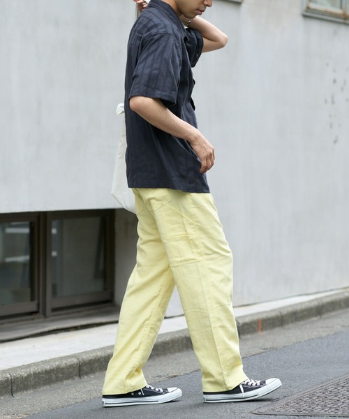 CIAOPANIC TYPY（チャオパニックティピー）の「綿麻ヘリンボーンペインターパンツ（その他パンツ・メンズ・イエロー/オフホワイト/チャコールグレー/カーキ・SMALL/MEDIUM/LARGE）」の22枚目の写真
