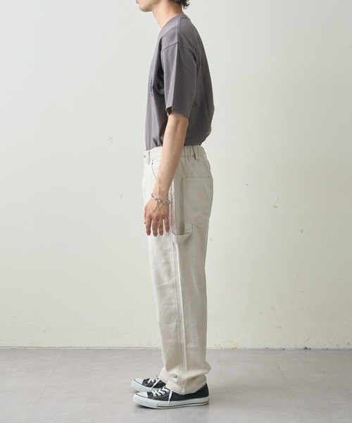 CIAOPANIC TYPY（チャオパニックティピー）の「綿麻ヘリンボーンペインターパンツ（その他パンツ・メンズ・イエロー/オフホワイト/チャコールグレー/カーキ・SMALL/MEDIUM/LARGE）」の19枚目の写真