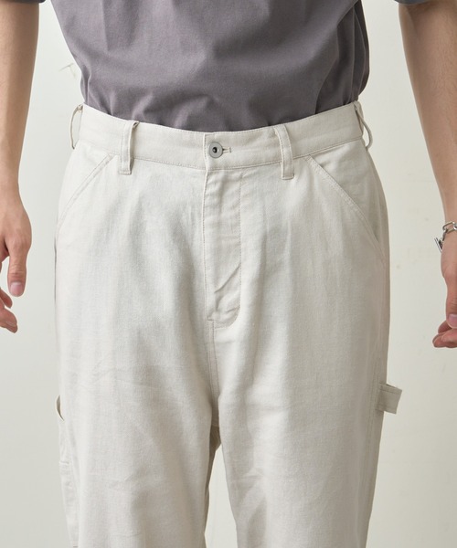 CIAOPANIC TYPY（チャオパニックティピー）の「綿麻ヘリンボーンペインターパンツ（その他パンツ・メンズ・イエロー/オフホワイト/チャコールグレー/カーキ・SMALL/MEDIUM/LARGE）」の14枚目の写真