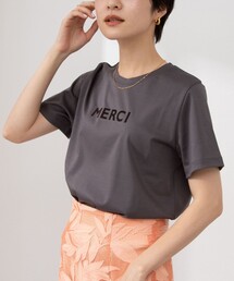 NOLLEY’S Sophi | アルビニスタスムースフロッキーロゴT(Tシャツ/カットソー)