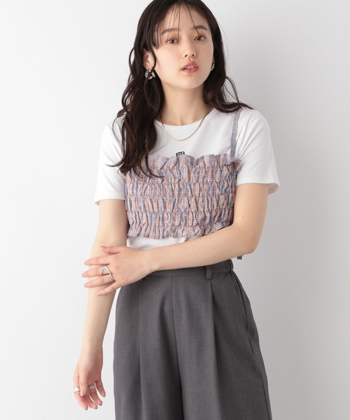 RAGEBLUE（レイジブルー）の「3WAY/ビスチェセットシャツチュニック（シャツ/ブラウス・レディース・ホワイト/ブルー系/ブラック/その他8・FREE）」の14枚目の写真