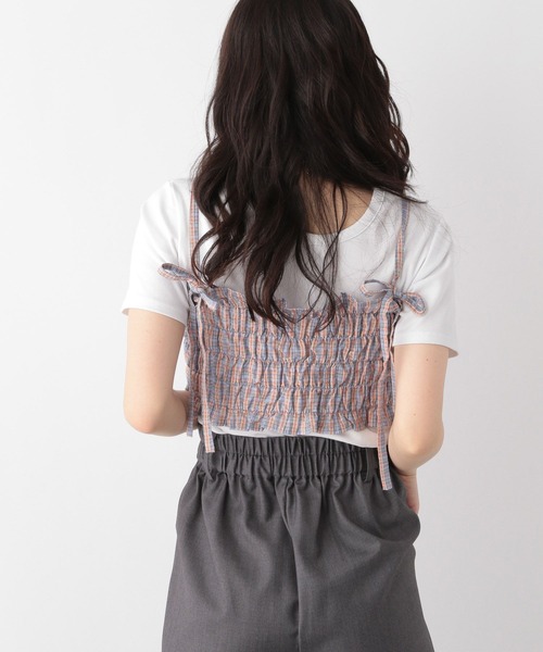 RAGEBLUE（レイジブルー）の「3WAY/ビスチェセットシャツチュニック（シャツ/ブラウス・レディース・ホワイト/ブルー系/ブラック/その他8・FREE）」の5枚目の写真