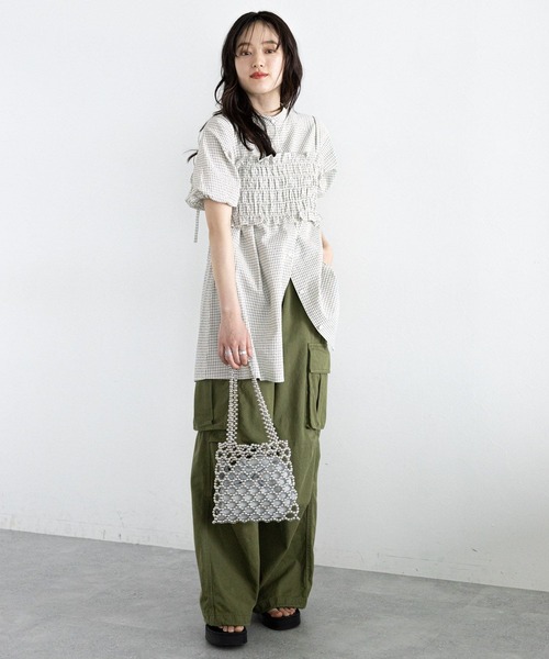 RAGEBLUE（レイジブルー）の「3WAY/ビスチェセットシャツチュニック（シャツ/ブラウス・レディース・ホワイト/ブルー系/ブラック/その他8・FREE）」の13枚目の写真