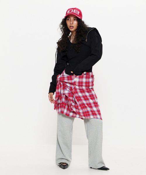 BEEDEN クロップド丈パーカーFree size BEEDEN（ビーデン）の「2P CUT TOPS（パーカー）」 - WEAR
